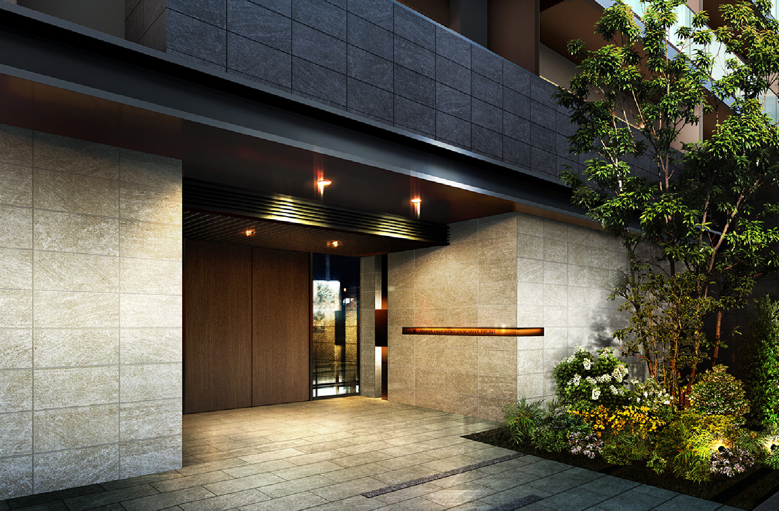 エントランスアプローチ完成予想CG