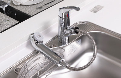 浄水器一体型ハンドシャワー水栓