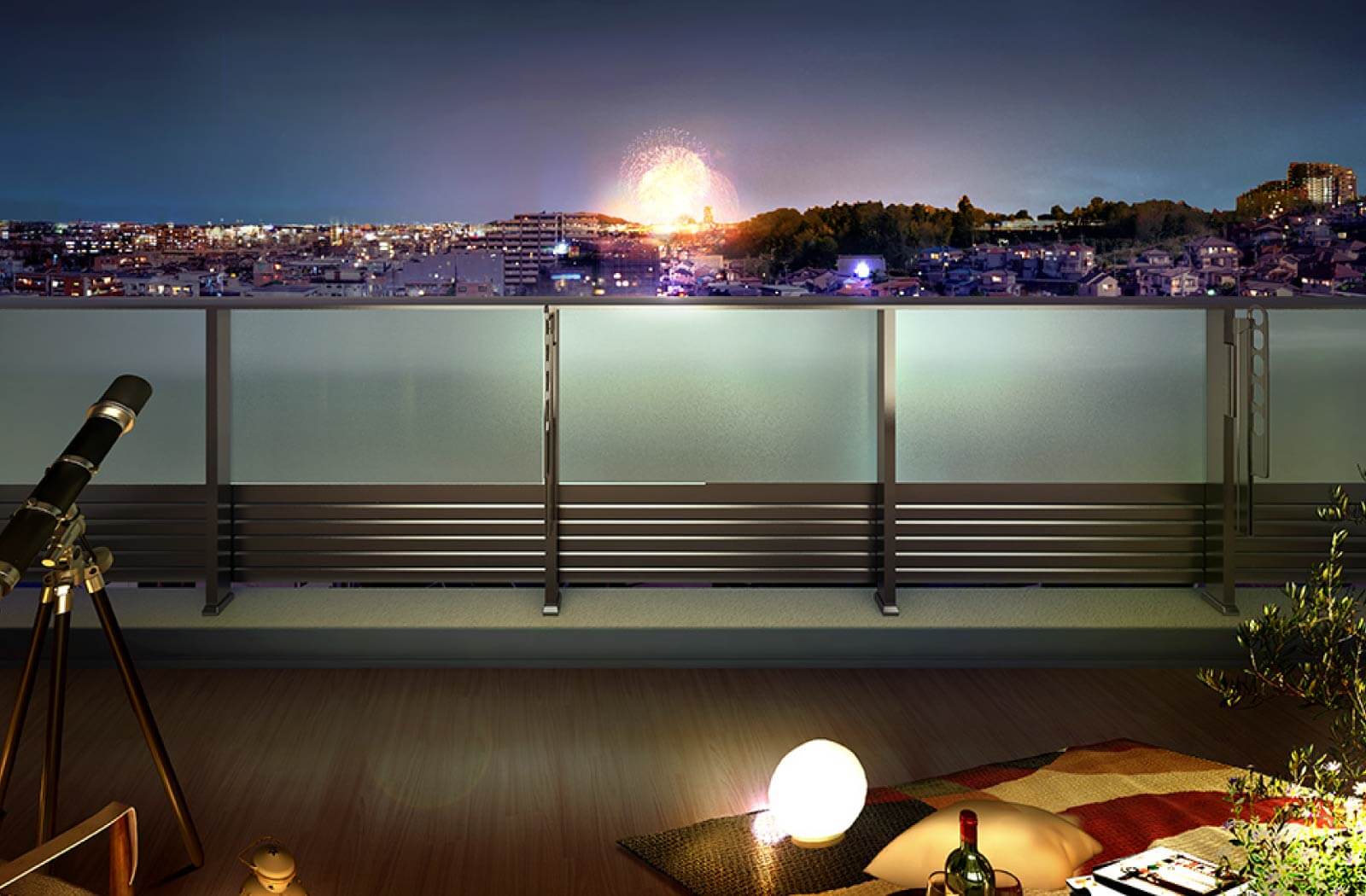 バルコニー完成予想CG